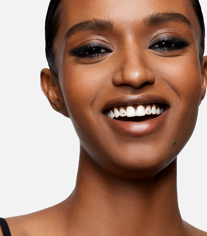Sabrin wears Continuum Gel Eyeliner in Eclipse