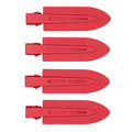 Crease Free Hair Clips - Red