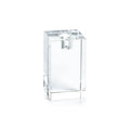 Crystal Glass Taper Holder - Clear 4.75"