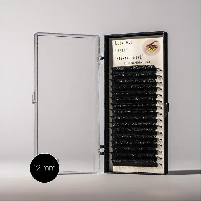 D-Curl Ellipse Lashes 0.15 Black 12mm