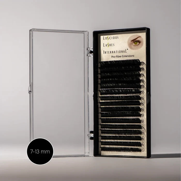 D-Curl Ellipse Lashes 0.15 Black 7-13mm