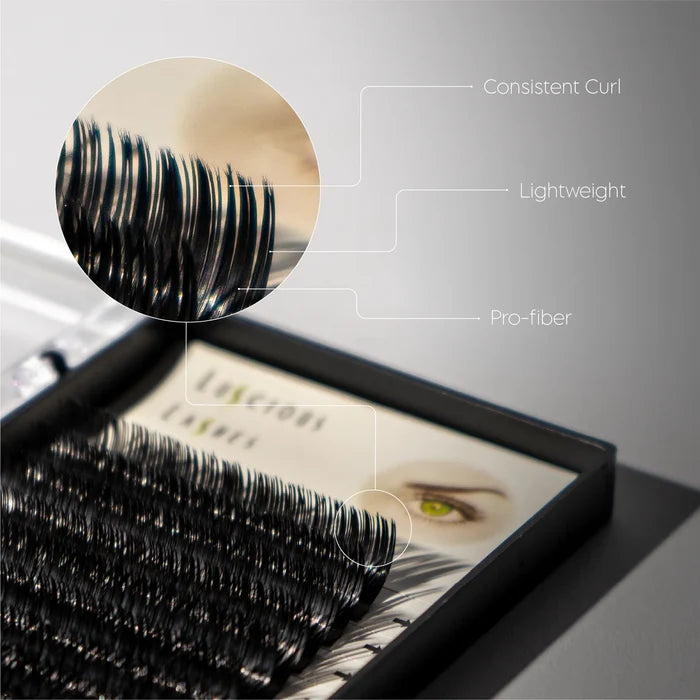 D-Curl Ellipse Lashes 0.20 Black 13mm