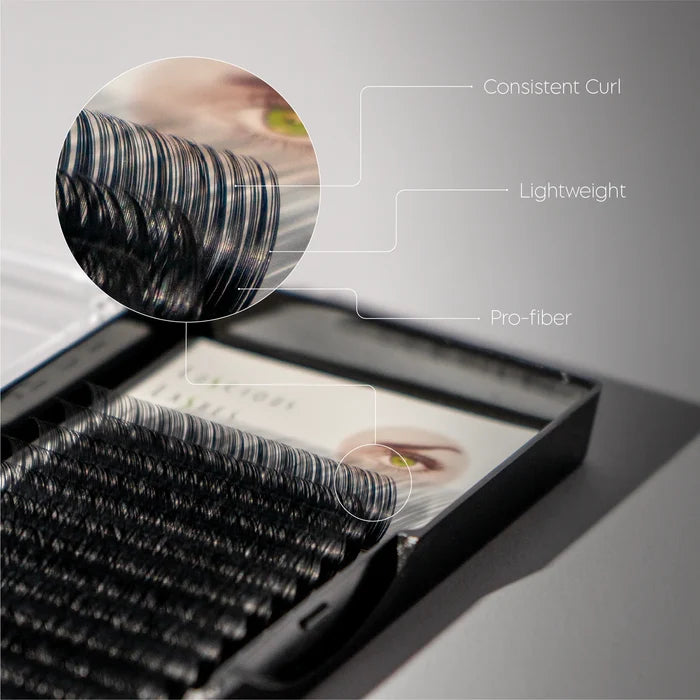 D-Curl Lashes 0.10 Black 12mm