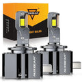 D3 D3S D3R LED Headlight Bulbs 70W 22000LM D-PRO Series HID Replacement 6500K Cool White | 2 Bulbs