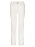 DL1961 Mara Straight Mid Rise Instasculpt Ankle - White