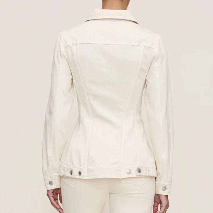 DL1961 Peplum Jacket -  Ecru