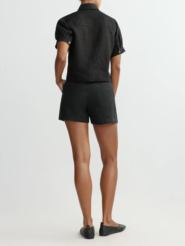 DL1961 Taylor Shorts - Black Linen