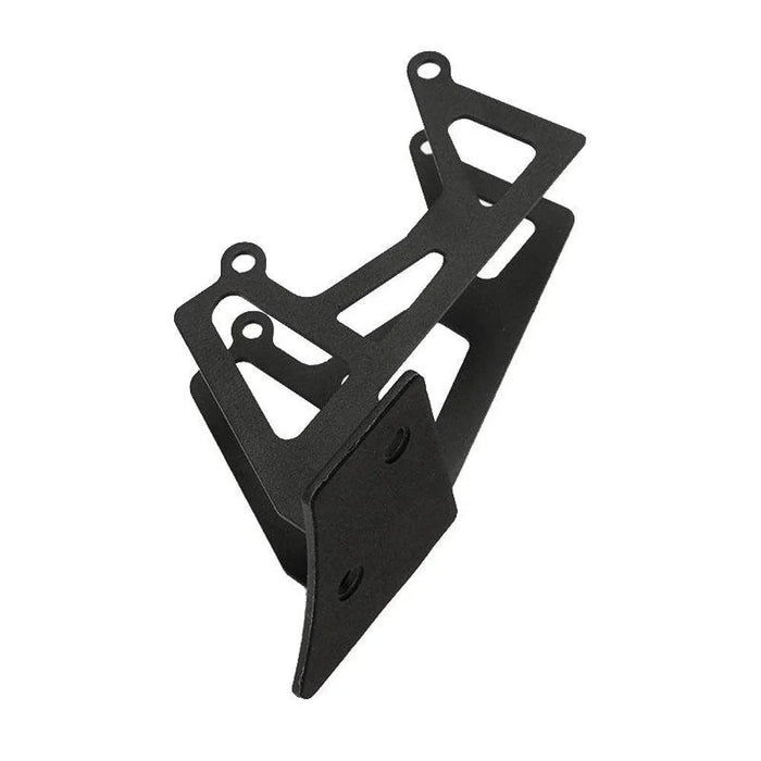 Dual A-Pillar Pods Light Windshield Mount Brackets for Jeep Wrangler 2007-2015