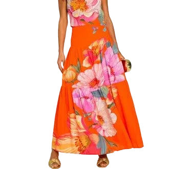Elizabeth James Penelope Skirt - Sunset Blooms
