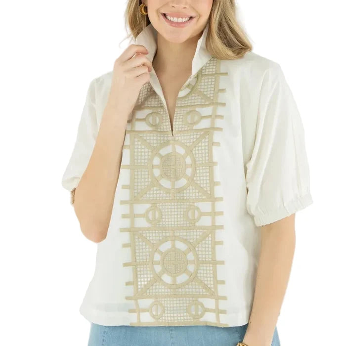 Emily McCarthy Poppy Top - Trellis