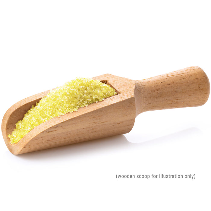 scoop of aromatherapy crystals
