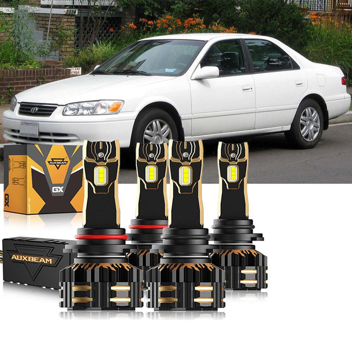 For 2000-2001 Toyota Camry 9005 9006 LED Headlight Bulbs Bundle