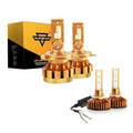 For 2000-2004 Ford Focus F-16 Plus Series Built-in Canbus Automotive Grade 14000LM LED Light Bulbs High Low Beam Bundle