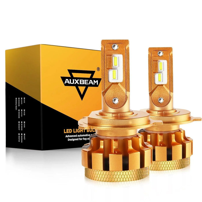 For 2000 Mazda Miata H4/9003 High Low BEAM LED Light Bulbs F-16 Plus Series Automotive Grade 14000LM