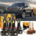 For 2002 GMC Sierra 1500 9005 LED Headlight Bulbs Bundle