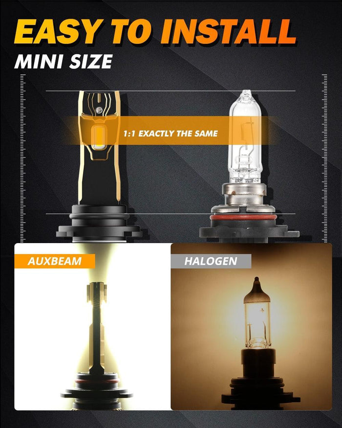 For 2002 GMC Sierra 1500 9005 LED Headlight Bulbs Bundle