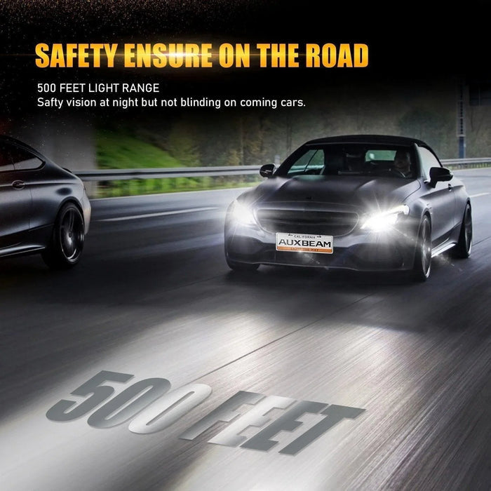 For 2003-2006 Mercedes-Benz SL500 with HID headlamps LED Light Bulbs High Low Beam Bundle
