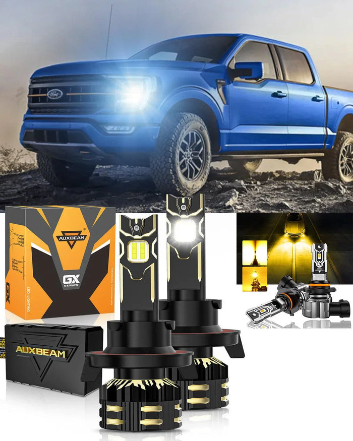 🆕High & Low Beam+Fog Light 3000K Yellow