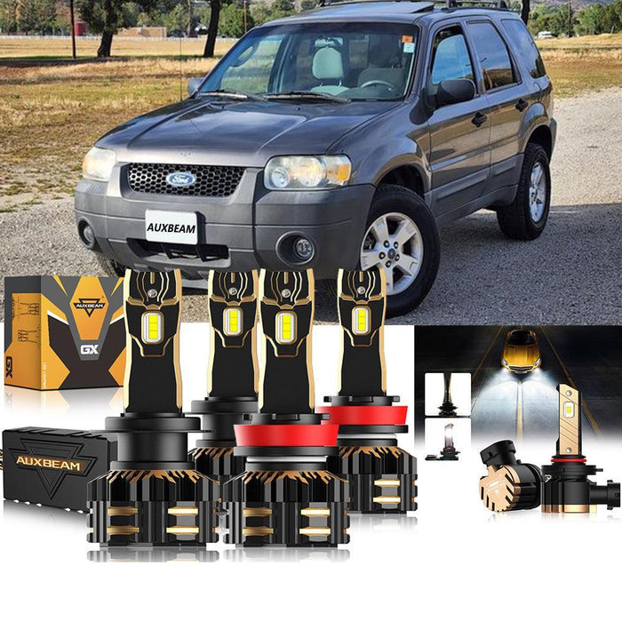 For 2005-2006 Ford Escape H4 LED Headlight Bulbs Bundle