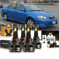 For 2005-2008 Toyota Corolla 9005 9006 LED Headlight Bulbs Bundle