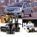 For 2006-2013 Toyota Yaris H4 LED Headlight Bulbs