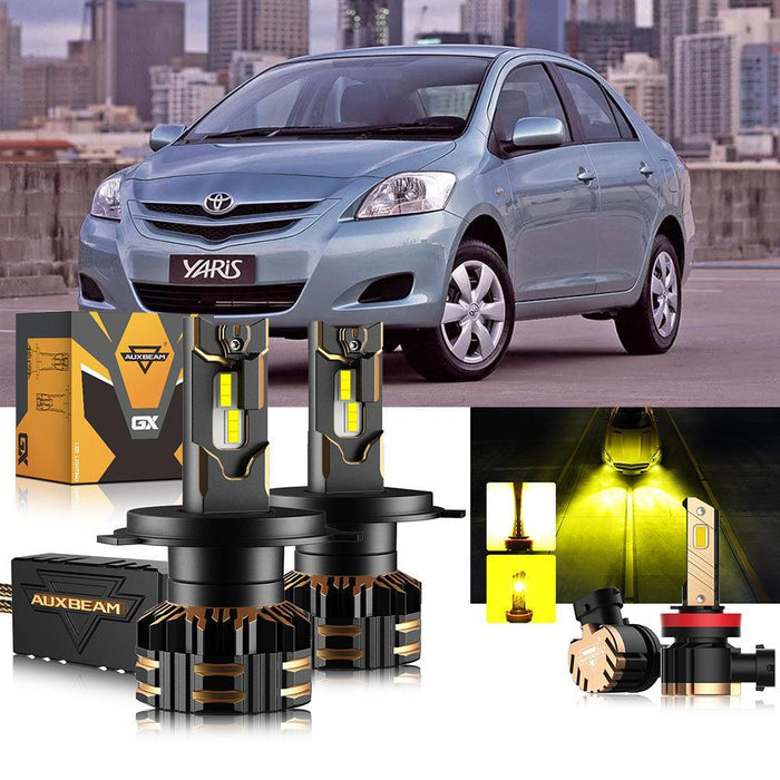 High Beam + Low Beam + Fog Light 3000K Yellow