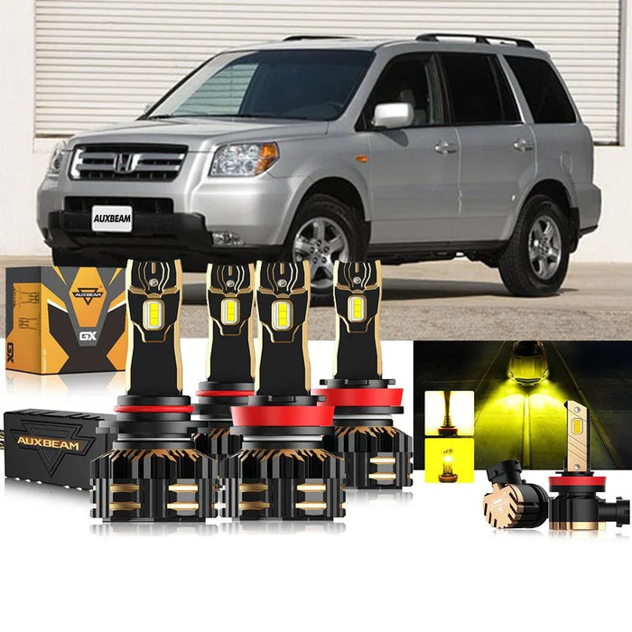High Beam + Low Beam + Fog Light 3000K Yellow