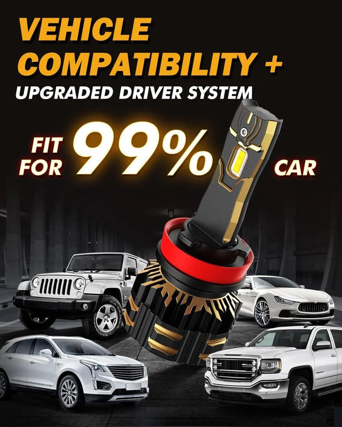For 2007-2012 GMC Acadia D1S LED Headlight Bulbs Bundle