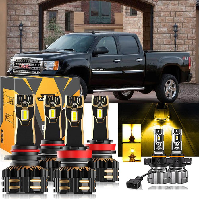🆕High Beam + Low Beam + Fog Light 3000K Yellow