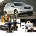 For 2008-2010 Toyota Highlander H4 LED Headlight Bulbs