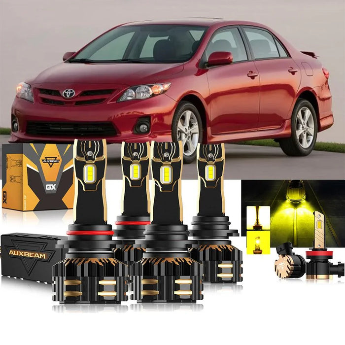 High Beam + Low Beam + Fog Light 3000K Yellow