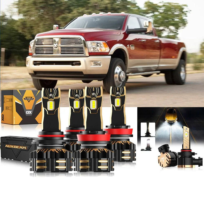 High Beam + Low Beam + Front Fog Light 6500K White