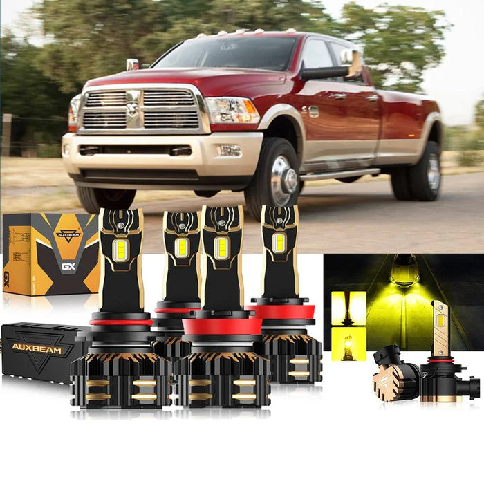 High Beam + Low Beam + Front Fog Light 3000K Yellow