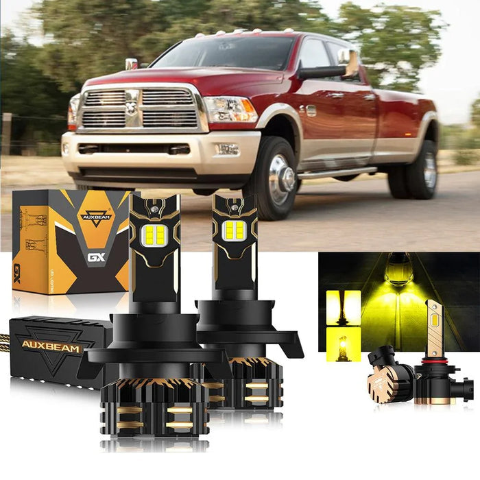 High & Low Beam + Front Fog Light 3000K Yellow