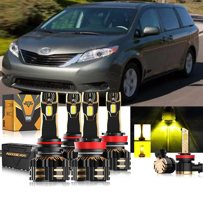 High Beam + Low Beam + Fog Light 3000K Yellow