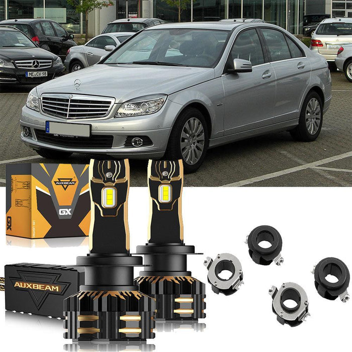 For 2012 Mercedes Benz C-Class W204 H7 LED Headlight Bulbs