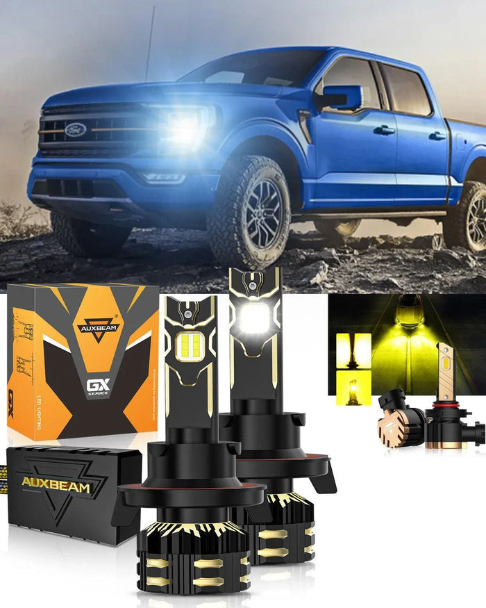 High & Low Beam + Fog Light 3000K  Yellow