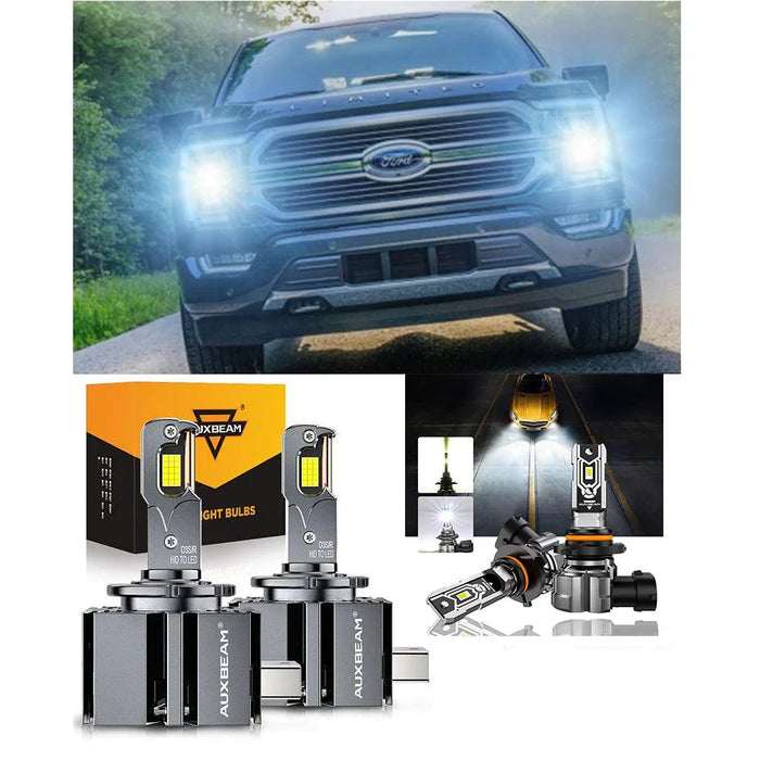 🆕High & Low Beam+Fog Light 6500K White