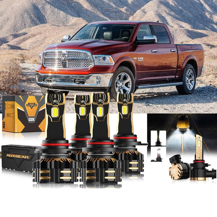 High Beam + Low Beam (with projector-type headlights) + Fog Light 6500K White (without projector-type headlights）