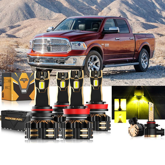 High Beam + Low Beam (without projector-type headlights) + Fog Light 3000K Yellow (without projector-type headlights）