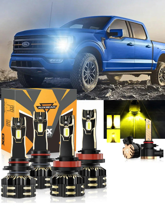 High Beam + Low Beam + Fog Light 3000K Yellow