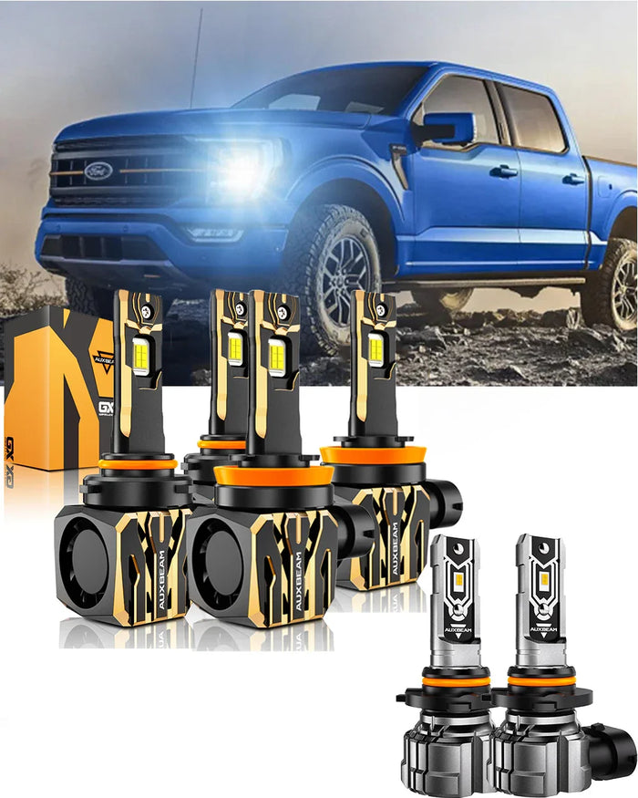High Beam + Low Beam + Fog Light 3000K Yellow