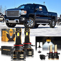 For 2015 GMC Sierra 3500 HD 9012 LED Headlight Bulbs