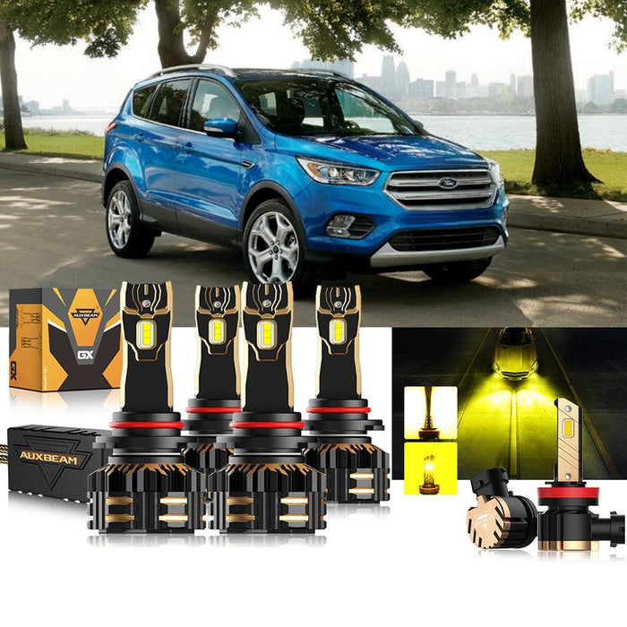 High Beam + Low Beam + Fog Light 3000K Yellow