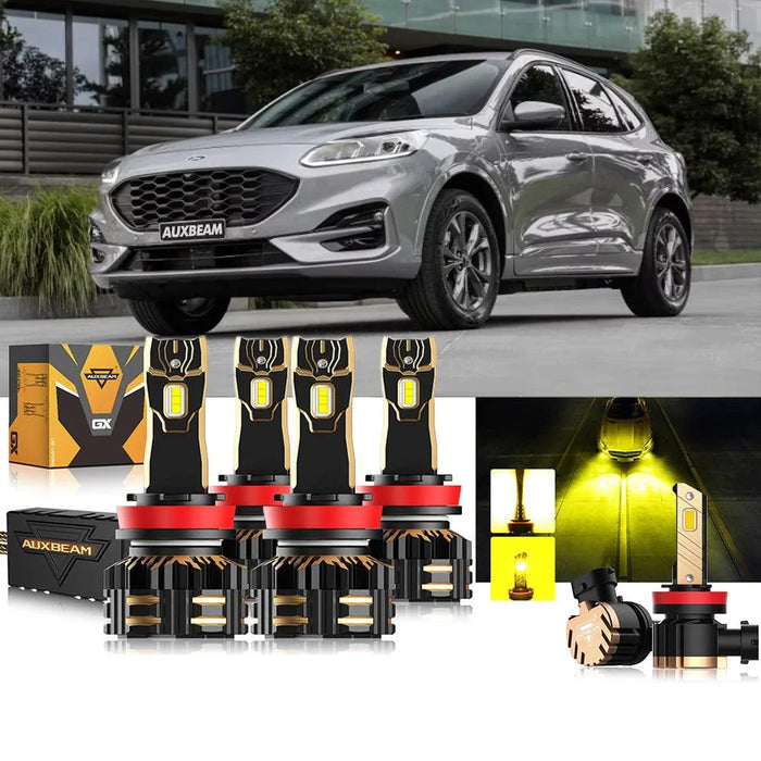High Beam + Low Beam + Fog Light 3000K Yellow