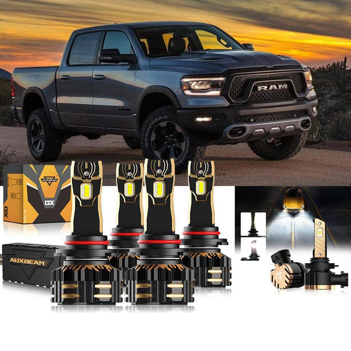 High Beam + Low Beam (with projector-type headlights) + Front Fog Light 6500K (with vertical fog lights)