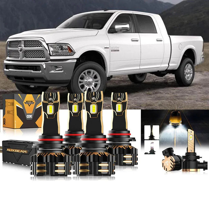 High Beam + Low Beam (with projector-type headlights) + Front Fog Light 6500K (with vertical fog lights)