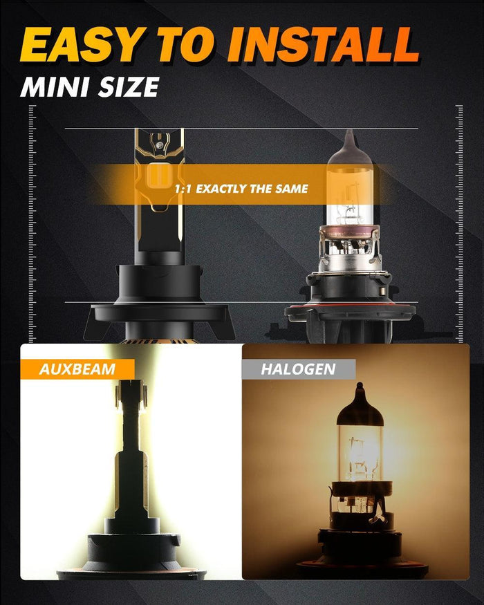 For 2020 Jeep Gladiation H13 LED Headlight Bulbs Bundle