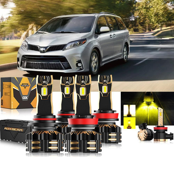 High Beam + Low Beam + Fog Light 3000K Yellow
