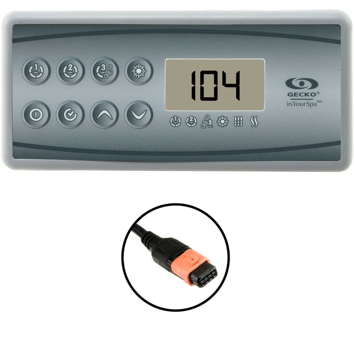 HydroQuip/EasyPak in.k8 Topside Control - 8 Button 34-0250-K